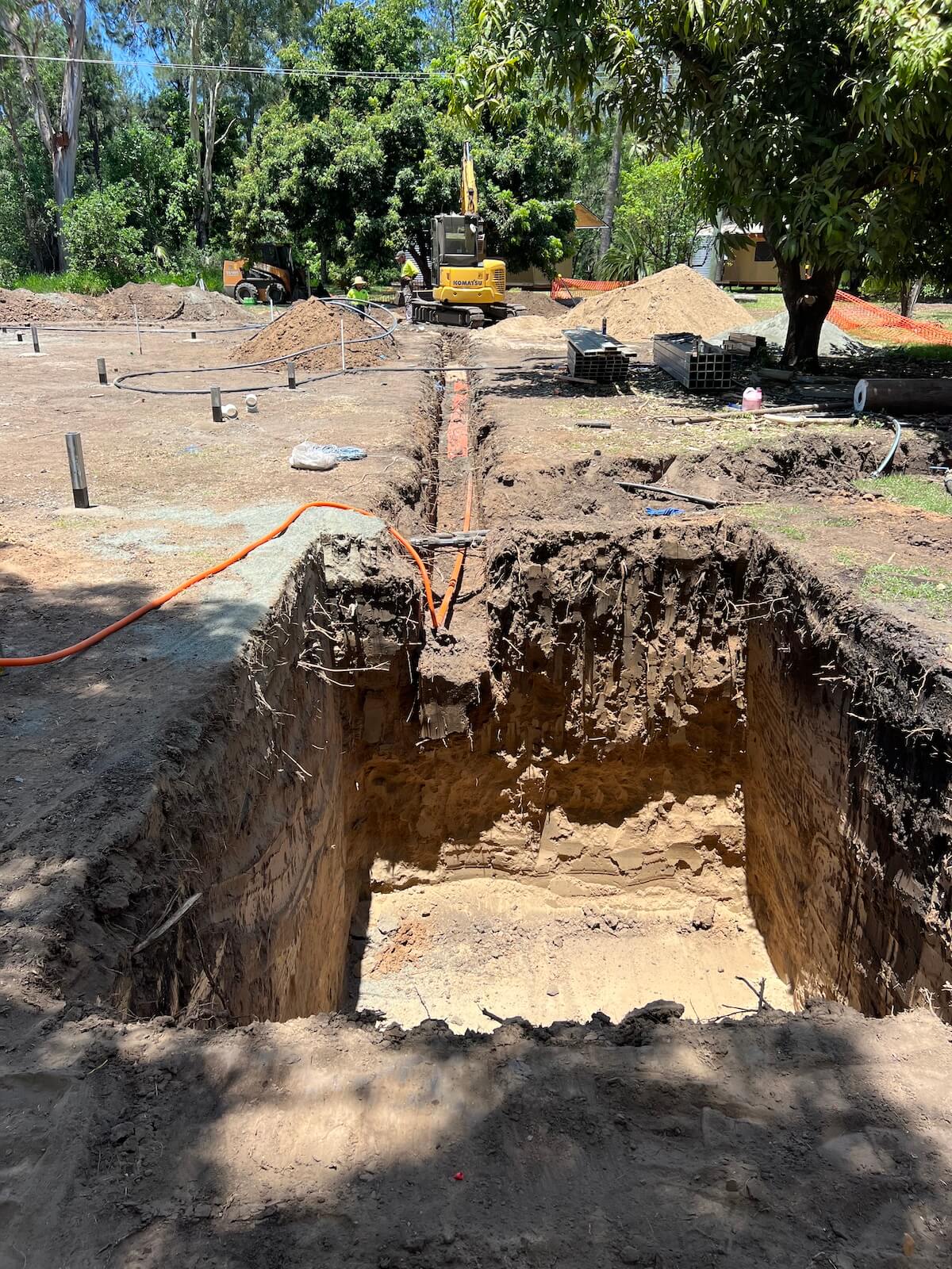 Earth moving excavation in Central Queensland